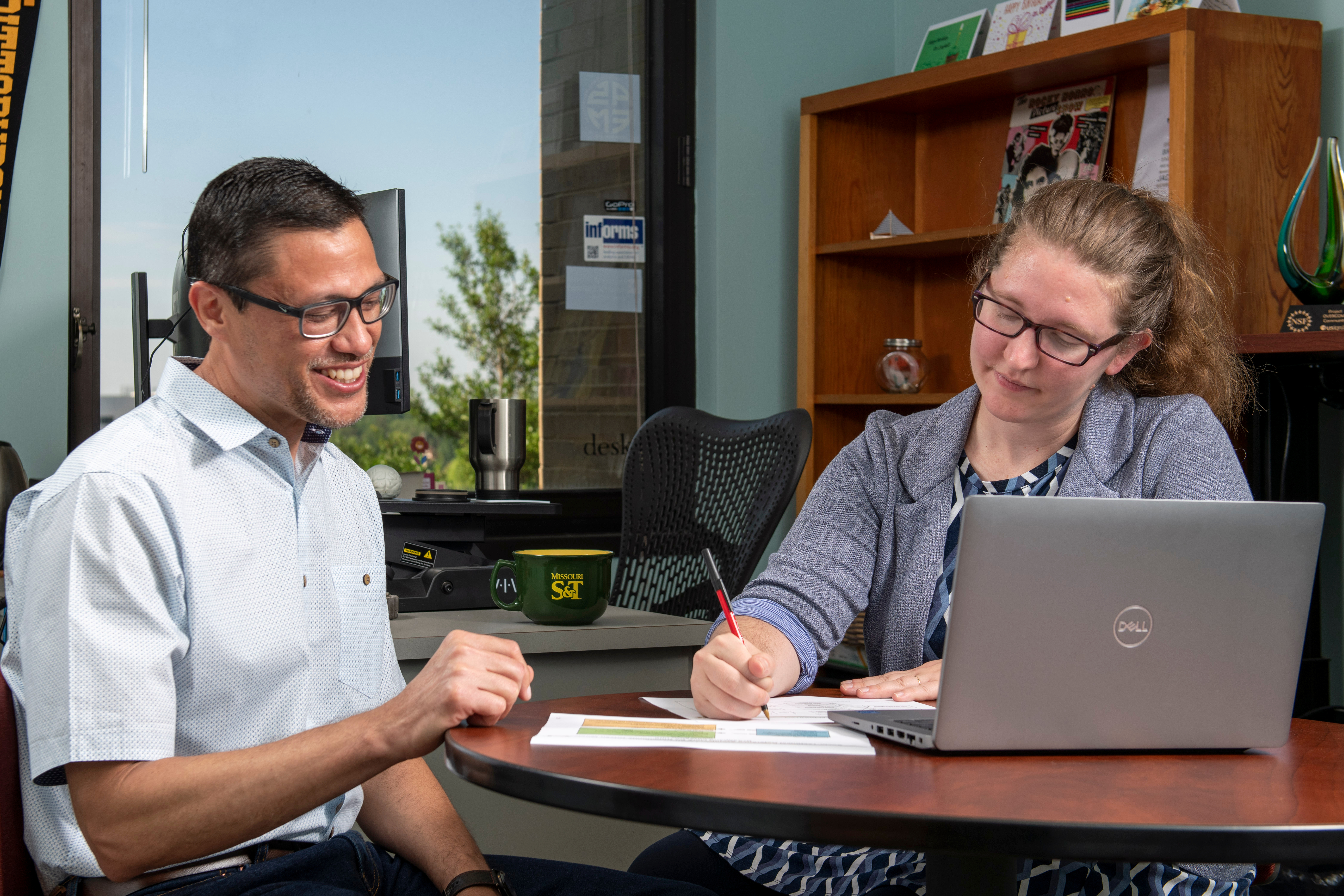 Instructors collaborating